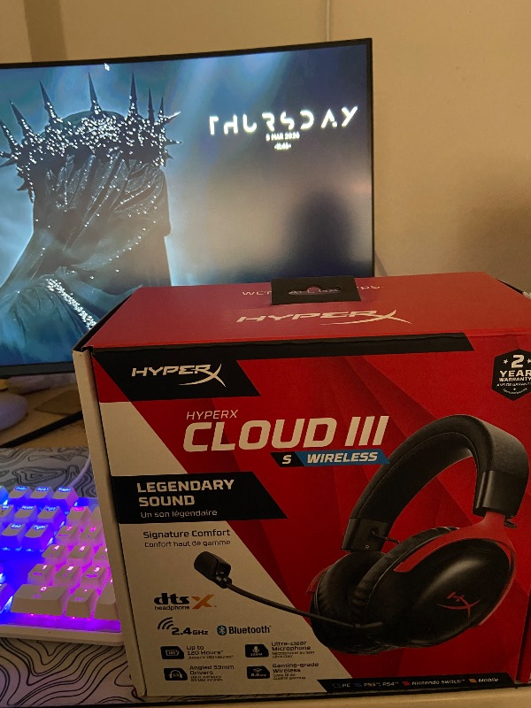 Hyperx Cloud Iıı S Wireless Black-Red Gaming Headset