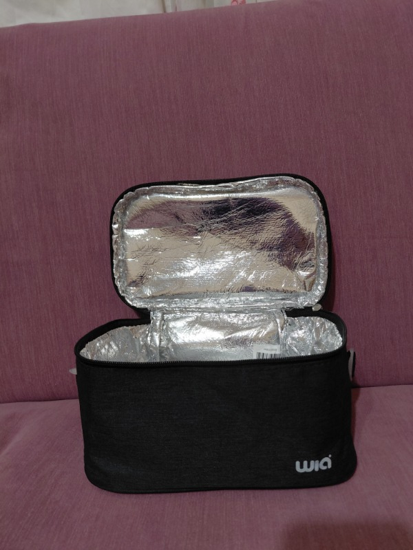 Wia Termoslu Isı Yalıtımlı Beslenme Çantası Ayarlanabilir Askılı Dayanıklı Kumaş 13x24x14 cm