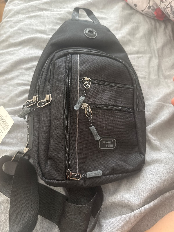 Seventeen 3473 Tek Omuz Askılı Kanvas Sırt - Göğüs Çantası - Body Bag