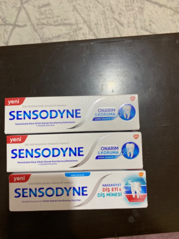 Sensodyne Onarım ve Koruma Diş Macunu 75 ml X 3 Adet