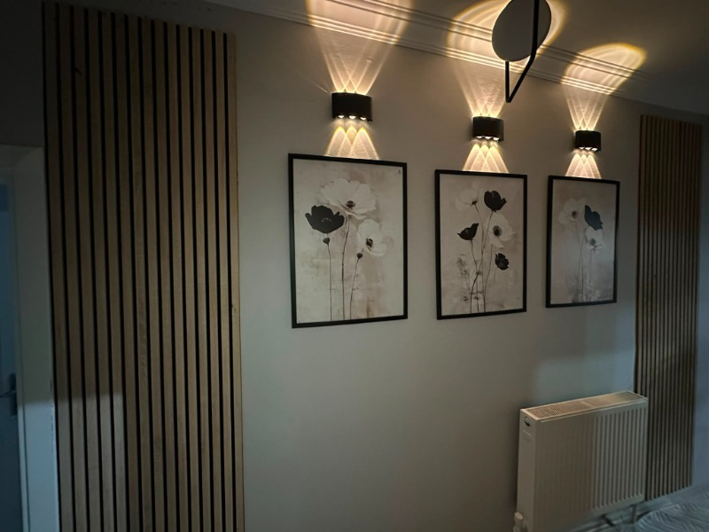 Akupanel Flex 60X245 cm Meşe Renk Akustik Ahşap Duvar Paneli