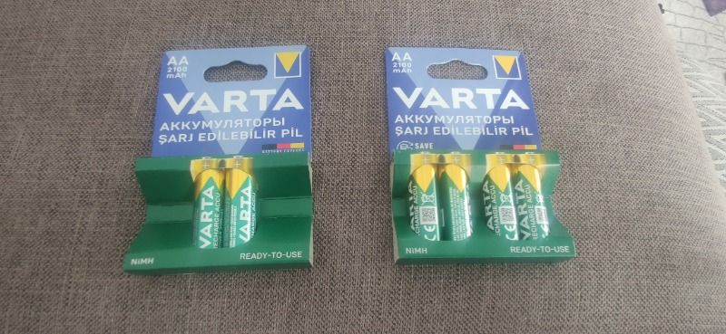 Varta Şarjlı 2100 Mah 2'li Kalem Pil