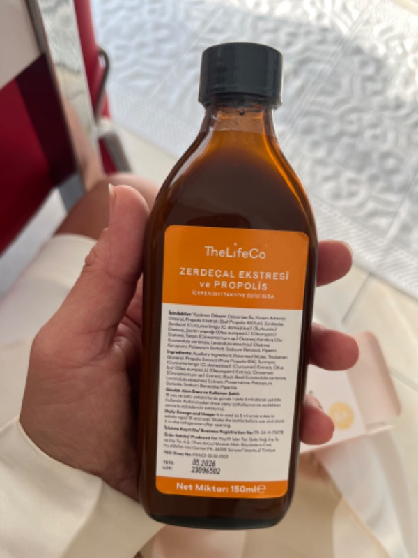 TheLifeCo Zerdeçal Ekstraktı 150ml