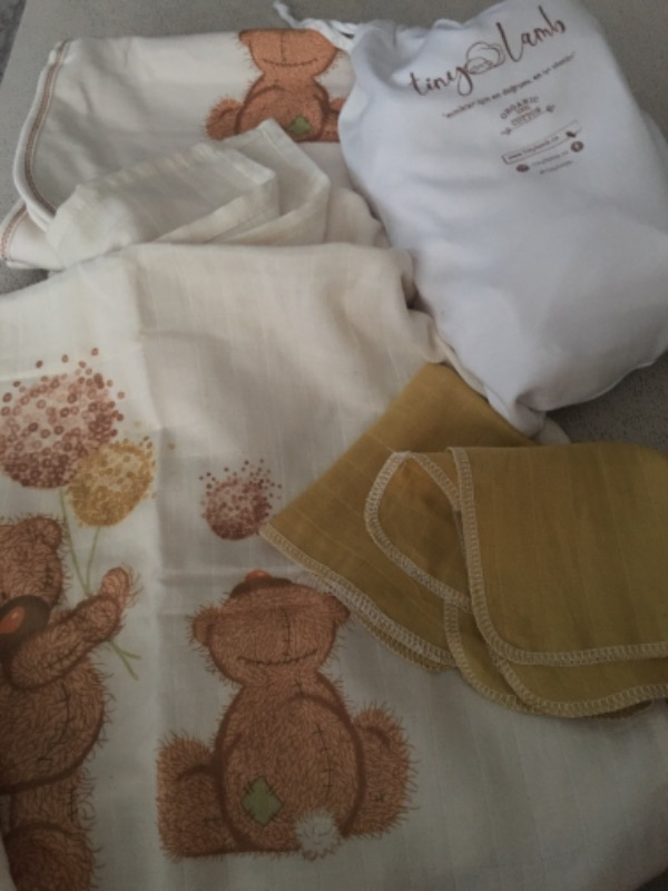 Tiny Lamb Tinylamb Fluffy Bear Organik Pamuk Penye Yeni Doğan Seti - 10 Parça