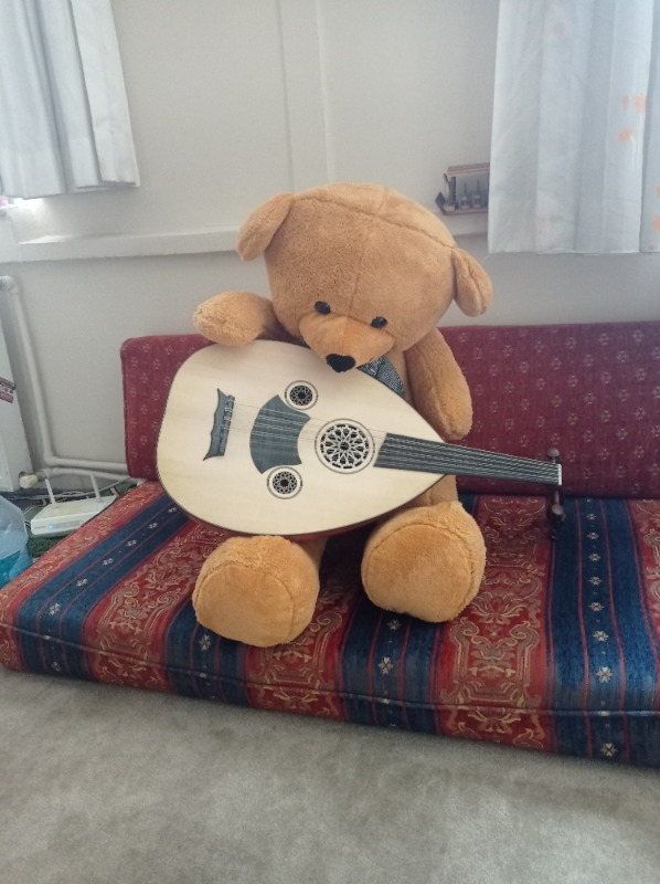 Ritoys 130 cm Papyonlu Dev Boy Peluş Ayı lik Kahverengi Ayıcık