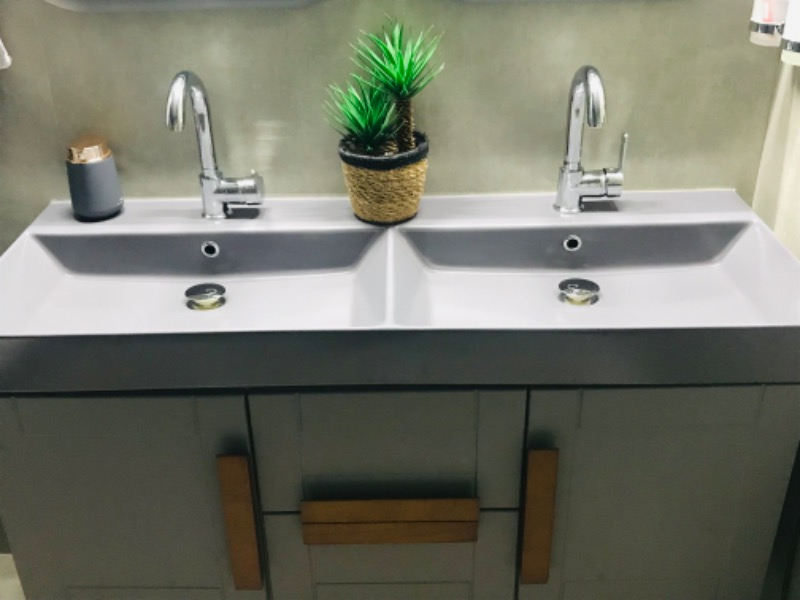 Donau Koku Önleyicili Pop-up Bas Aç Körüklü Banyo Lavabosu Gider Sifonu Gri Renk