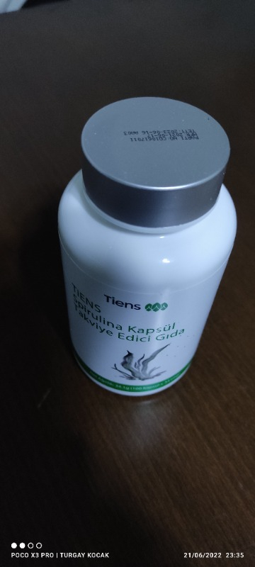 Tiens Spirulina Içeren Kapsül