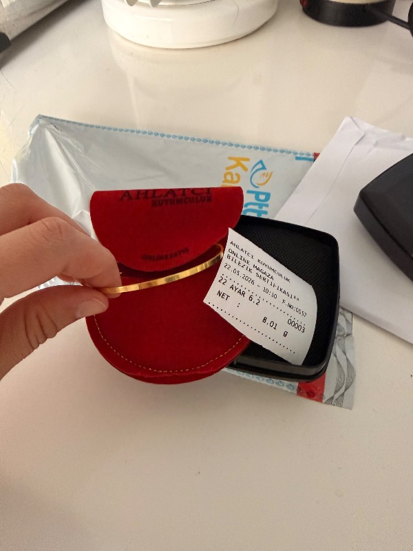 Ahlatcı 8 gr 22 Ayar 2mm Kibrit Çöpü Bilezik