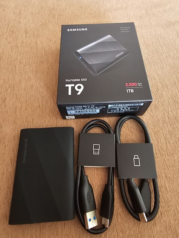Samsung MU-PG1T0B/WW 1 TB T9 2000/1950 MB/S SSD