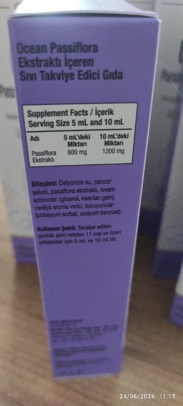 Ocean Passiflora Şurup 150 ml 2 Adet
