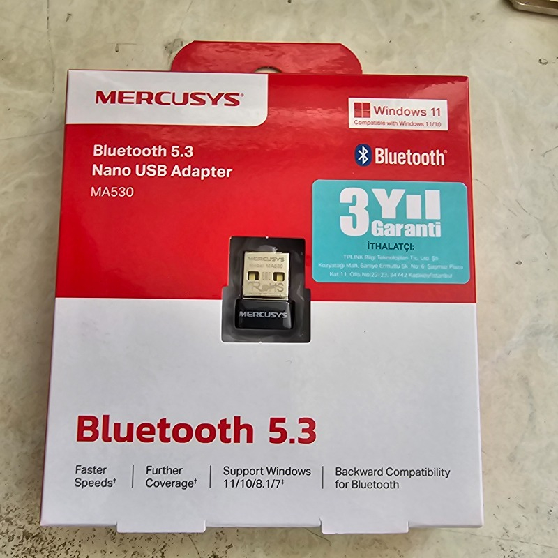 Mercusys MA530 Bluetooth 5.3 Nano Usb adaptörü
