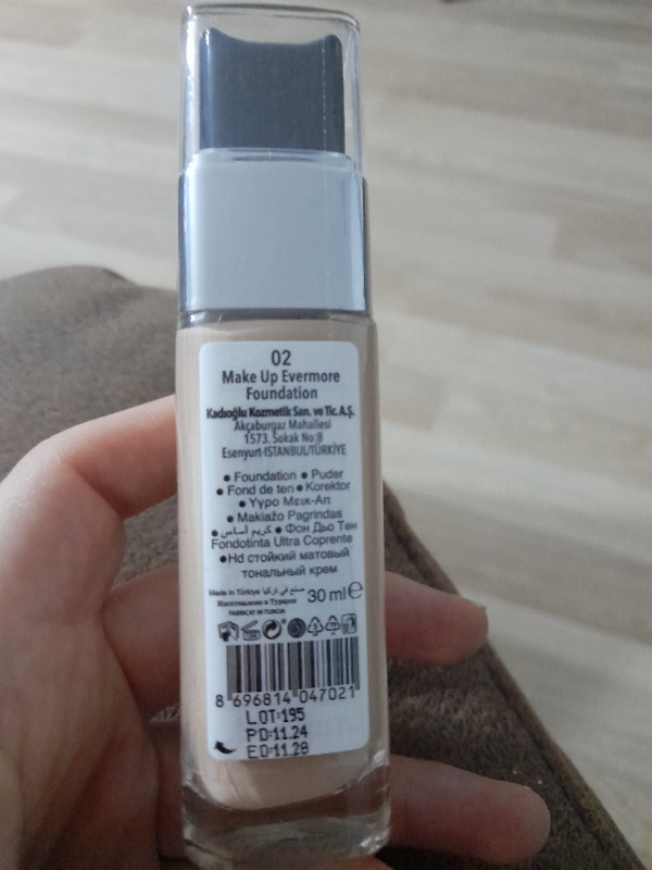 Gabrini Hd Matte Foundation 01