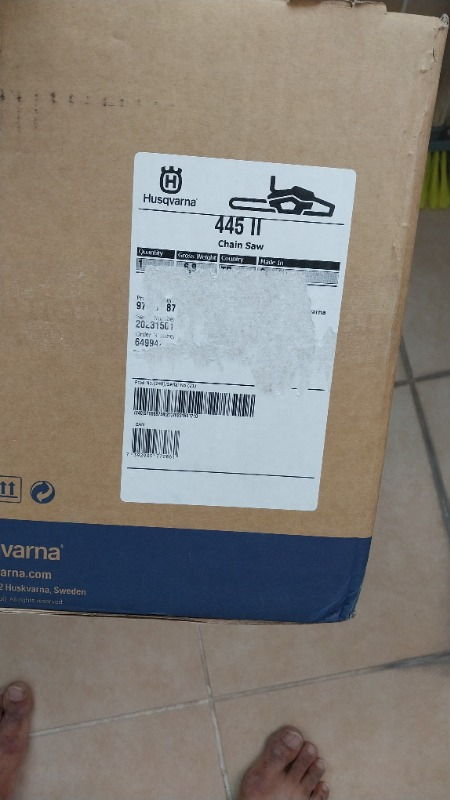Husqvarna 445 Motorlu Ağaç Kesme Testeresi 2.8 Hp