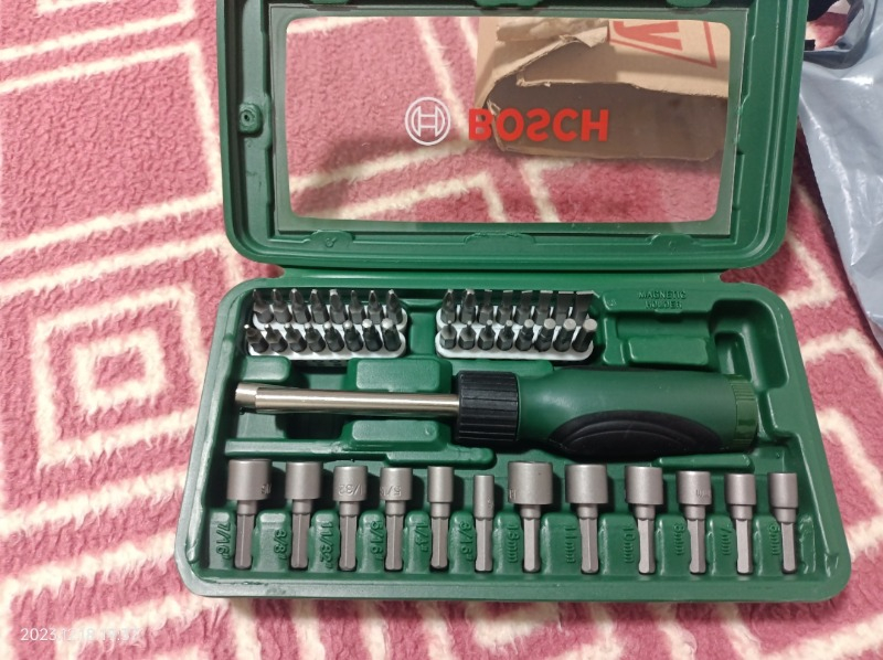Bosch 46 Parça Tornavida Vidalama Lokma Uçlu Aksesuar Seti - 2607019504
