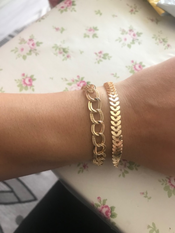 Bers Aksesuar Kadın Ikili Kombin Bileklik Gold