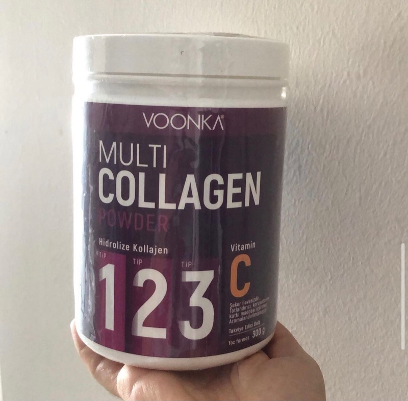 Voonka Collagen Powder Hidrolize Kolajen Vitamin C 300gr