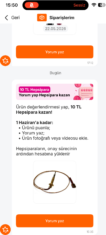 Kumtel Ocak Termokulp Termokupul Güvenlik Artışı Sağlayan Kaliteli Mutfak Aksesuarı