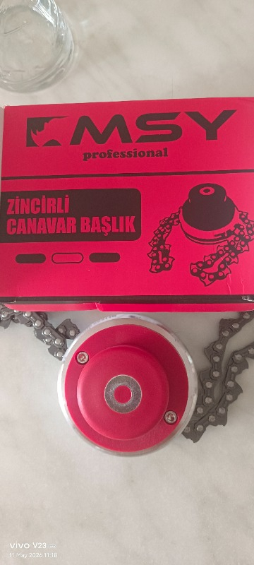 Escpowertools Motorlu Tırpan Başlığı Zincirli - Canavar Başlık