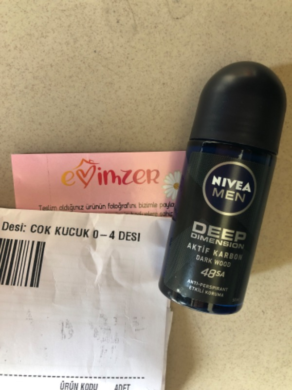 NIVEA Men Erkek Roll On Deodorant Deep Dimension 48 Saat Anti-perspirant Koruma 50ml,Erkeksi Koku