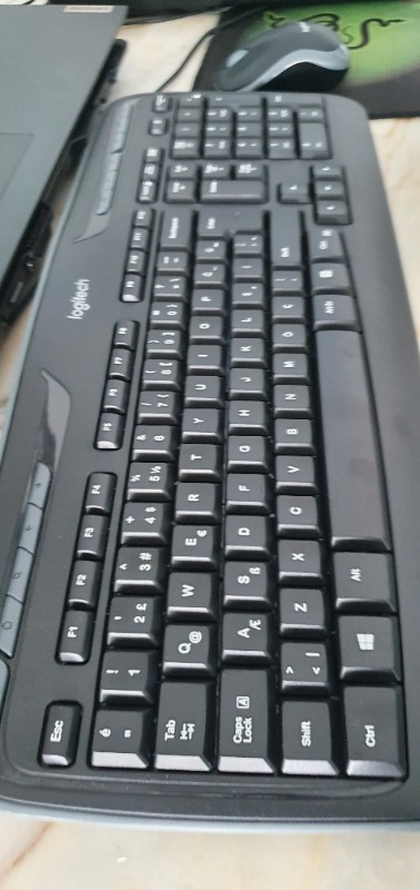 Logitech MK330 Kablosuz Klavye & Mouse Seti-Siyah