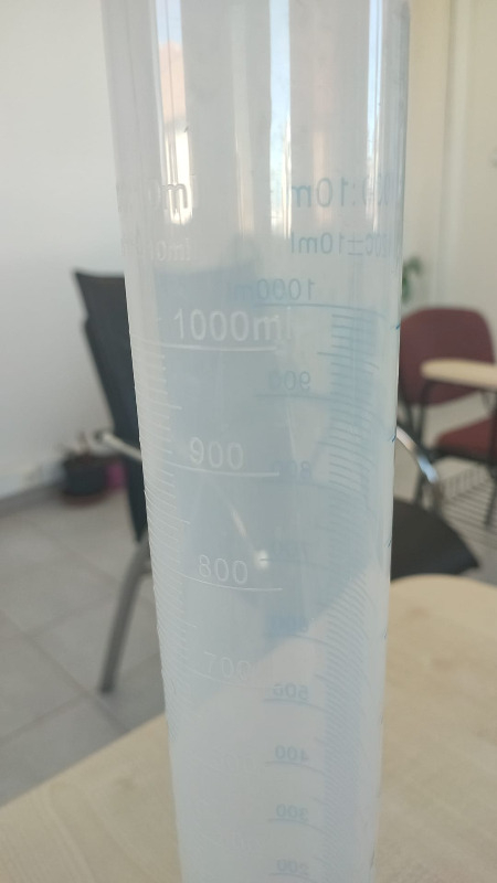 Edulab Plastik Dereceli Silindir 1000 ml