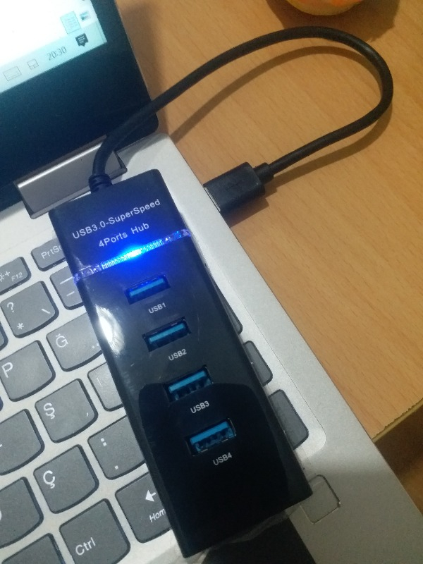 Alfais 4360 4 Port USB 3.0 Hub Switch Çoklayıcı Çoğaltıcı Adaptör
