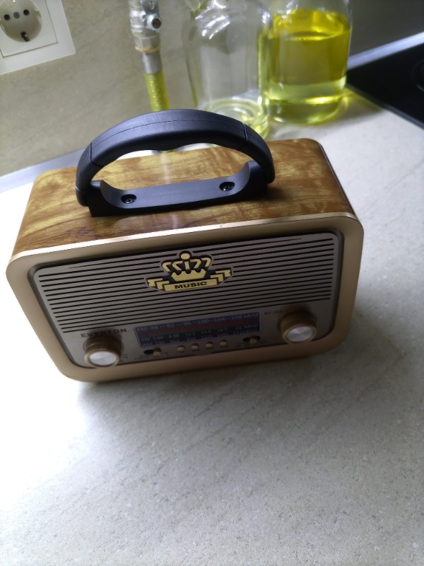 Everton Rt-301 Nostalji Bluetooth Şarjlı Radyo Usb Sd Mp3 Player