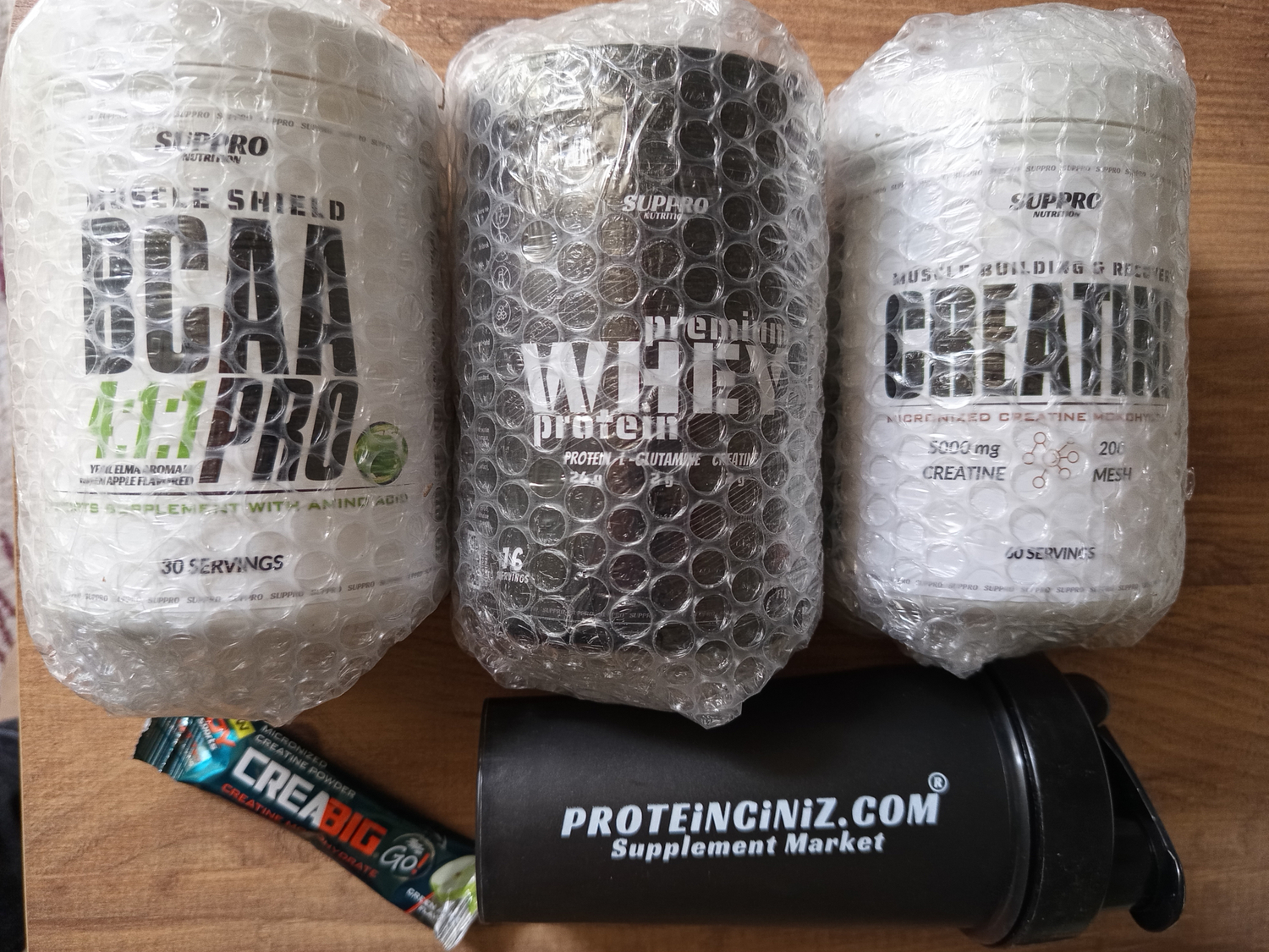 Suppro Nutrition Fitness Paketi Whey Protein + Creatin + Bcaa