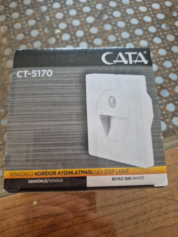 Cata Ct-5170 Sensörlü Ledli Koridor Armatür  Günışığı