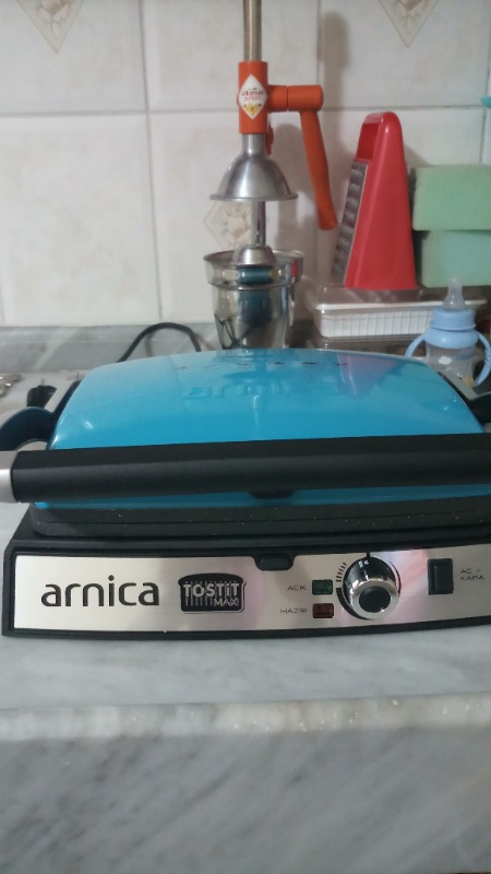 Arnica Tostit Maxi Granit Izgaralı Tost Makinesi Turkuaz