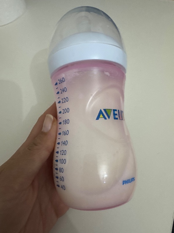 Philips Avent Natural PP Biberon 260 ml 1 ay+ Pembe SCF034/17