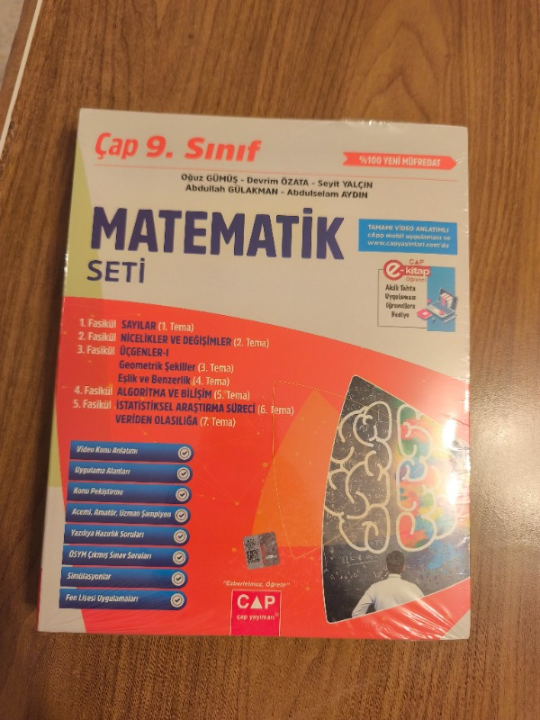 Çap Yayınları 9. Sınıf Matematik Fasikül Seti