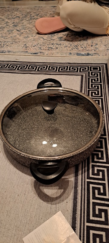 TAÇ-3466 Ultra Granit Basık Tencere 32CM