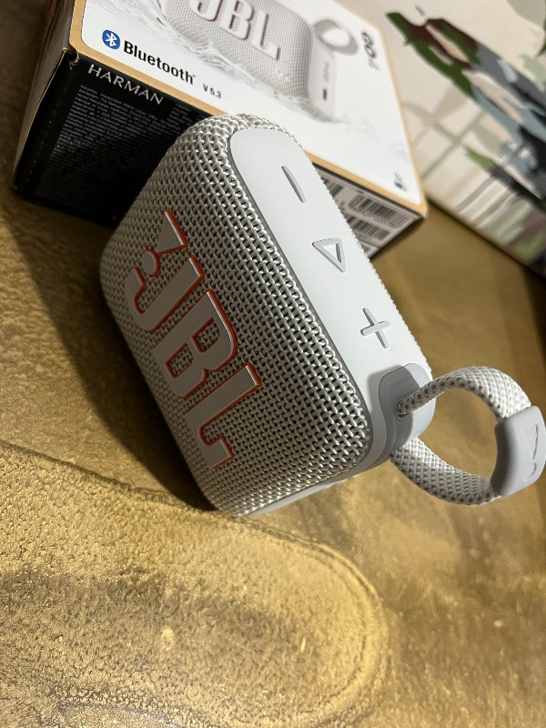 JBL Go4, Bluetooth Hoparlör, IP67, Beyaz