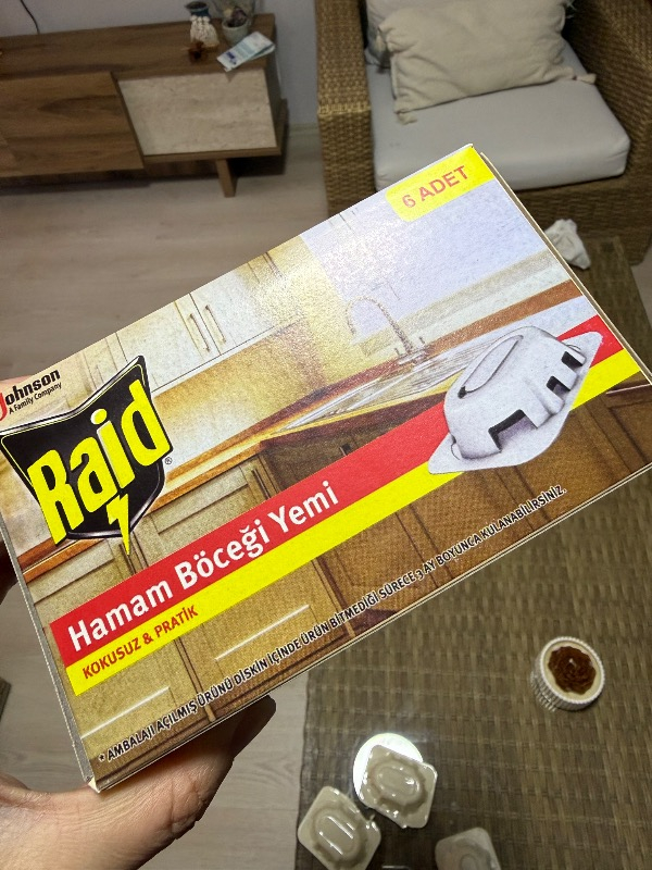Raid Hamam Böceği Yemi - 12 Adet