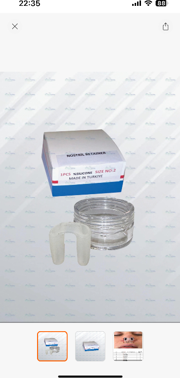 Nostril Retainer Burun Deliği Şekillendirici No 1-2-3-4