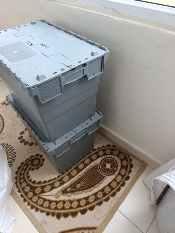 Sembol Plastik Spkm 416 GRİ Kapalı Konik Menteşeli Kasalar
