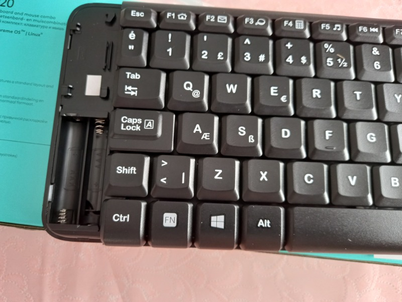 Logitech MK220 Kablosuz Klavye & Mouse Seti-Siyah