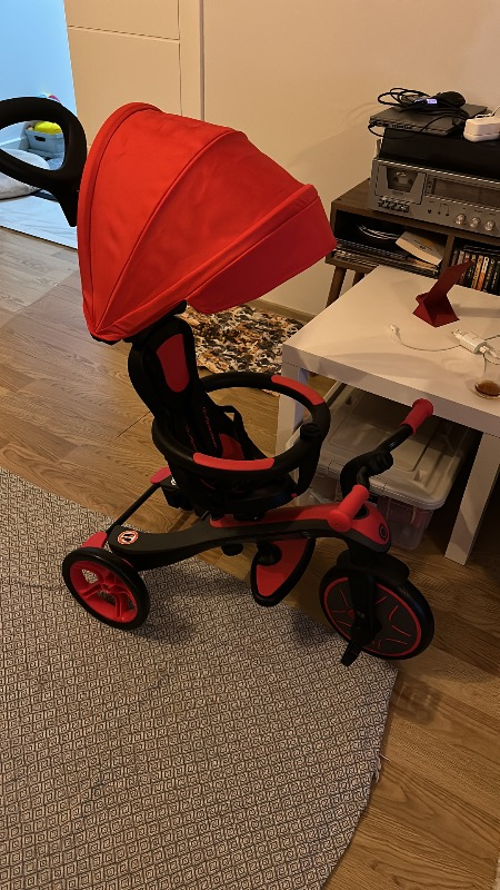 Globber Explorer 4in1 Trike Bisiklet - Kırmızı