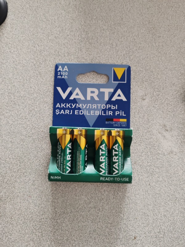 VARTA 2100mAh AA Şarj Edilebilir 4'lü Pil