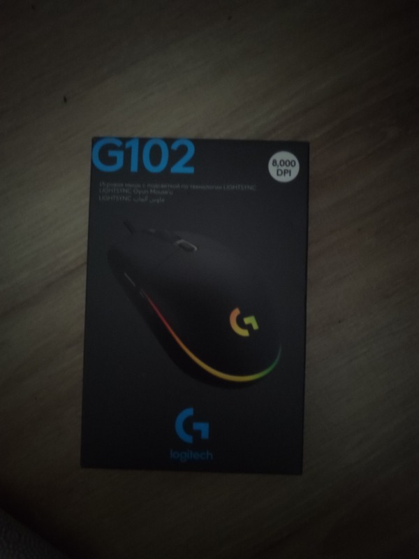 Logitech 910-005823 G102 LightSync Black 8000DPI 6 Tuş Optik RGB Siyah Kablolu Gaming (Oyuncu) Mouse