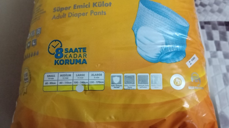 Eva Külotlu Mesane Pedi 10 Adet