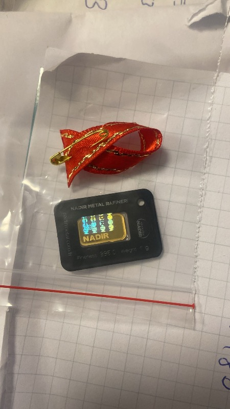 Nadir Gold 24 Ayar Külçe Gram Altın 1 Gr.
