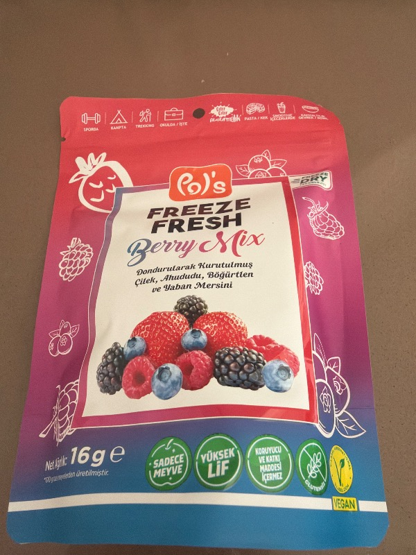 Pol's Freeze Fresh Berry Mix 16 G x 7 Adet