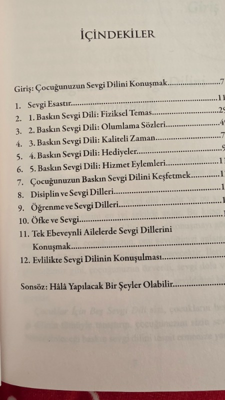 Koridor Yayıncılık Çocuklar İçin Beş Sevgi Dili