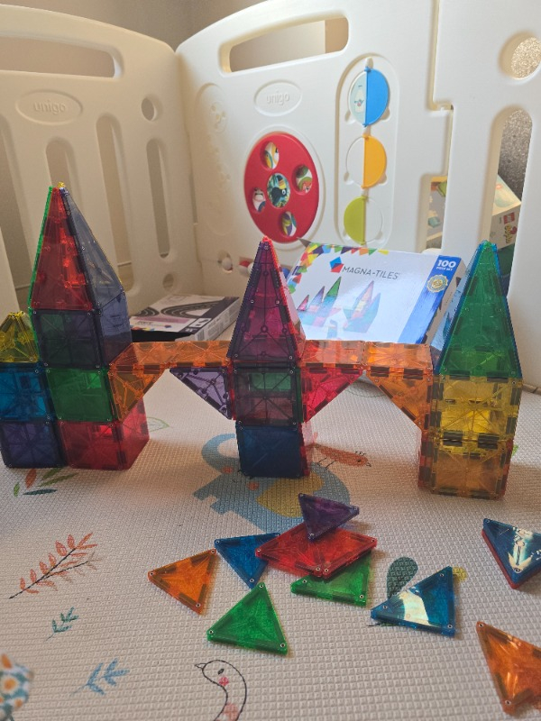Magna-Tiles Clear Color 100 Parça