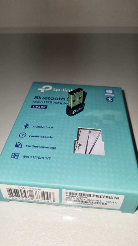 TP-Link UB500 | Bluetooth 5.3 Nano USB Adaptör | Ultra Kompakt Tasarım | Güçlü ve Kararlı Bağlantı | Windows 11/10/8.1/7 Uyumlu