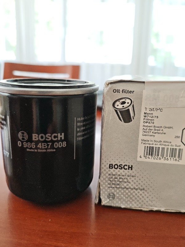 Bosch Opel Astra G Yağ Filtresi
