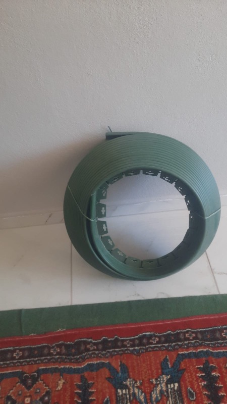 Baumees Çim Sınırlayıcı / Çim Ayırıcı / Çim Sınırlandırıcı / Çim Ayraç Esnek Yeşil 25 Mt