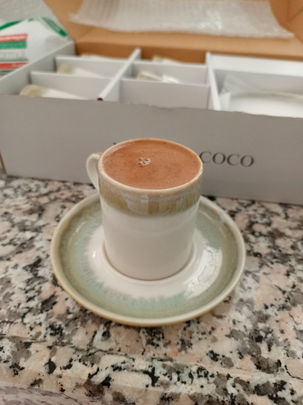 Madame Coco Ramona 6 Kişilik Kahve Fincan Seti - Krem/toprak